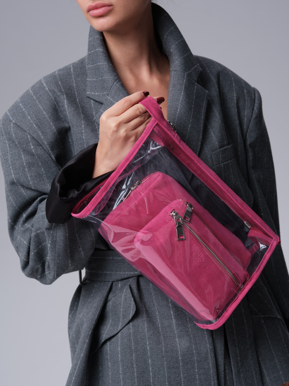 Набор косметичек DBR 15-89 розовый тюльпан