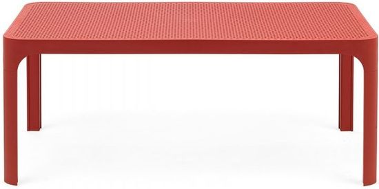 Журнальный столик Net Table 100 пластиковый красный Nardi Италия