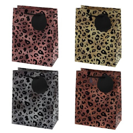 GAEM Пакет подарочный S (бумага 210г/м2, блок 12шт), L18 W10 H23 см, 4в.