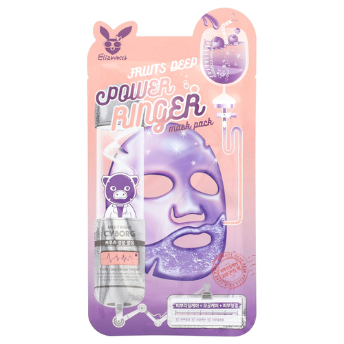 Elizavecca, Fruits Deep Power Ringer Beauty Mask Pack, 1 шт., 23 мл (0,78 жидк. Унции)