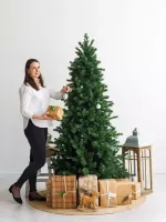 Искусственная узкая елка «Леман» (Литая+пвх) от 1,2 м до 2,1 м