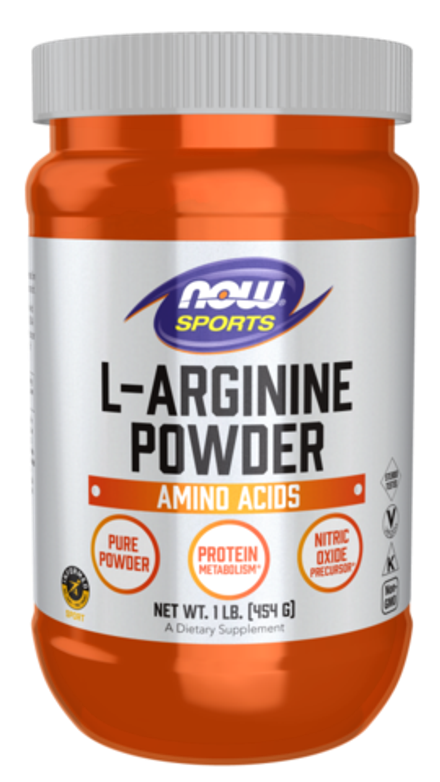 NOW Foods, L-аргинин, L-Arginine Powder, 454 г