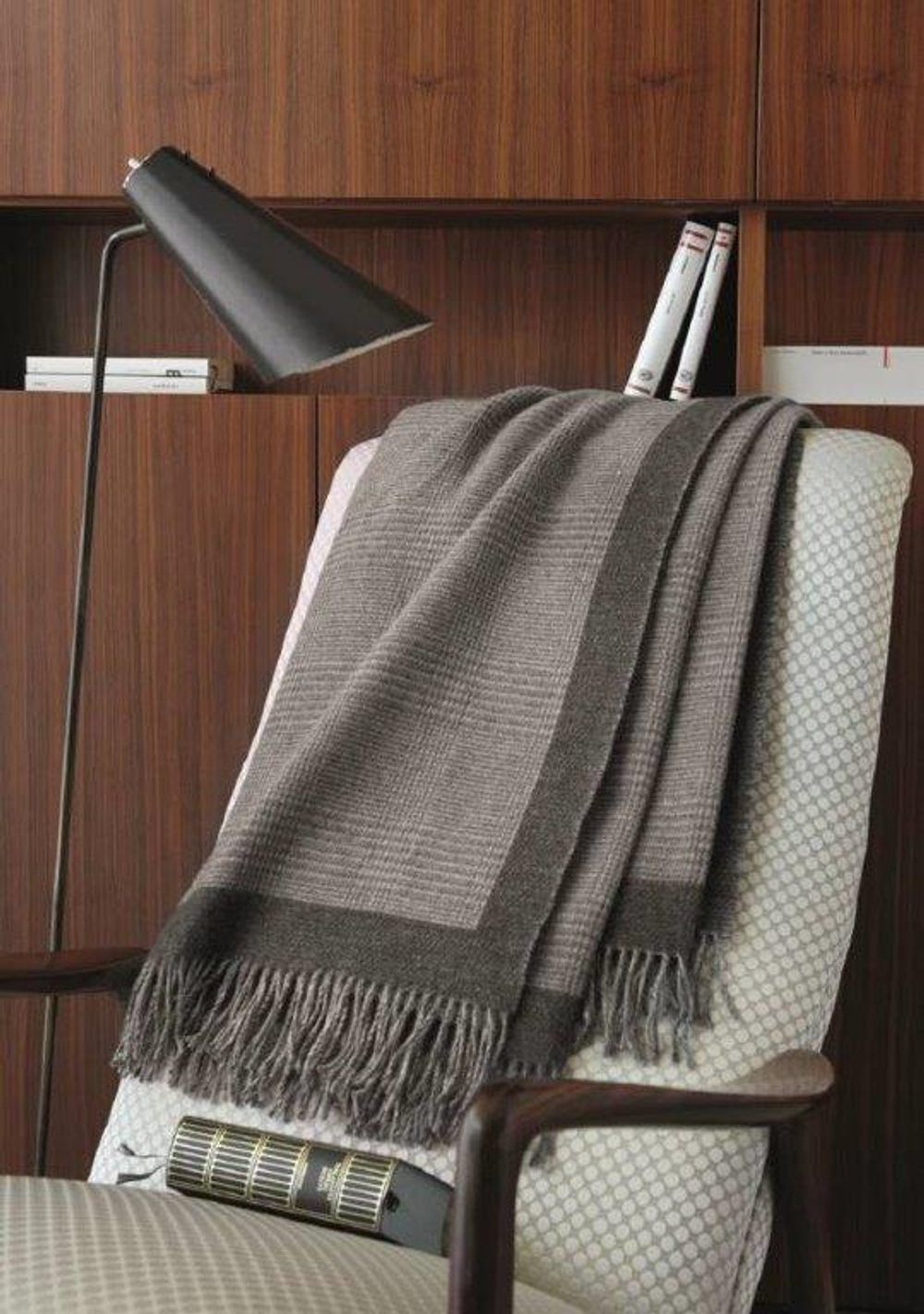 Плед 130x185 Somma Hastings 011 grigio