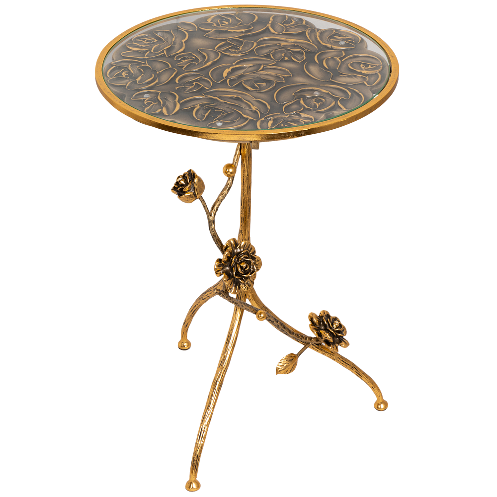 Столик декоративный Роза Сангрия Каштан