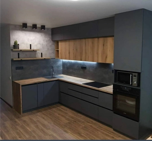 Примеры современных кухонь в дизайне из интернета