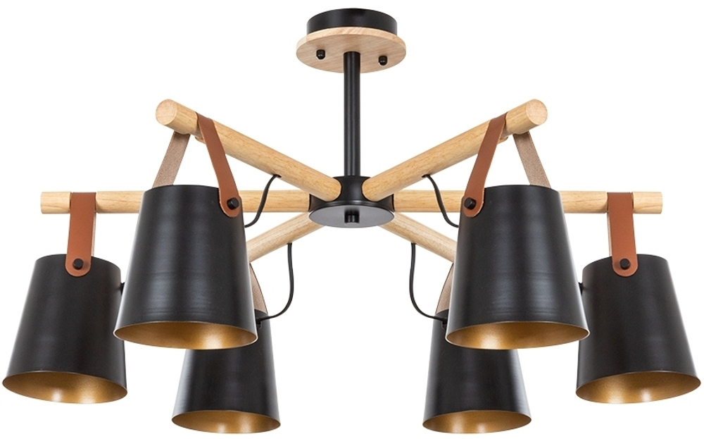 Потолочная люстра Arte Lamp A7032PL-6BK