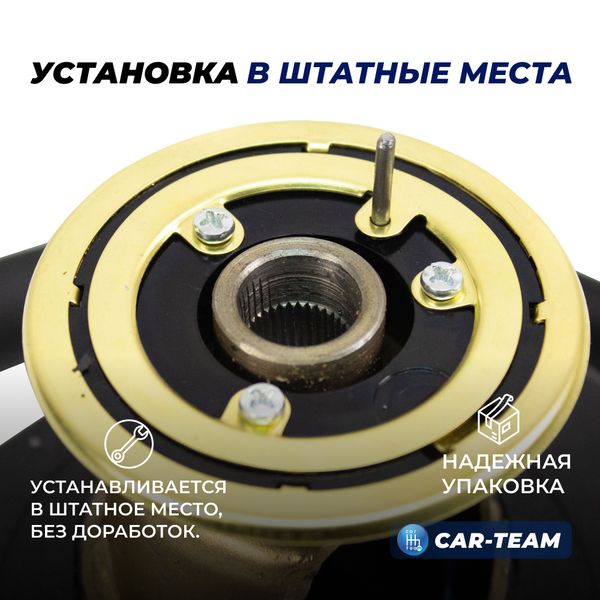 Руль в стиле Приора 2 в сборе адаптированный на ВАЗ 2108-21099, 2110-2112 с панелью старого образца