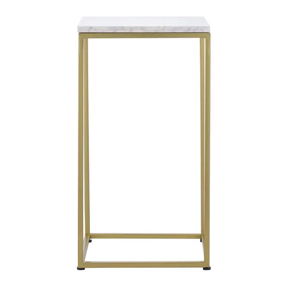 Набор столиков кофейных Mayen Gold, белые/золотистые