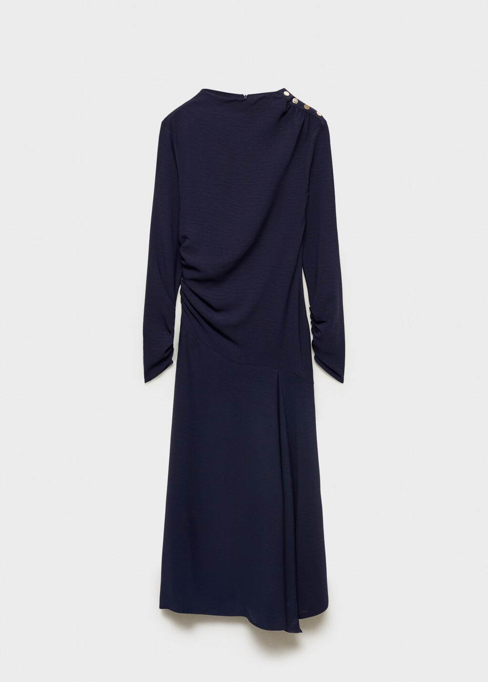 Асимметричное платье со сборками