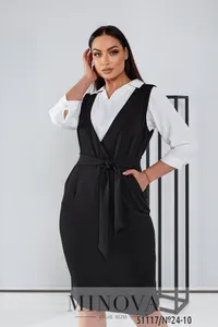 Сарафан 24-10-Черный Minova