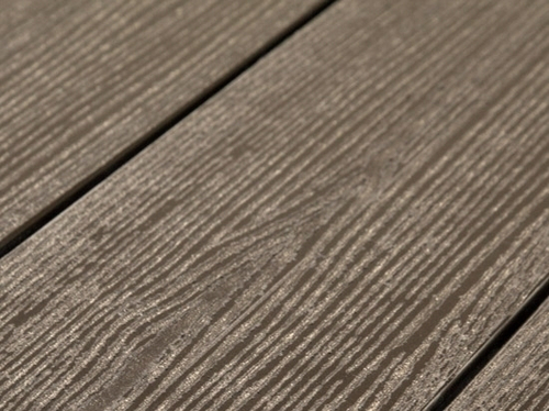 Террасная доска Savewood Fraxinus - радиальный распил темно-коричневый.
