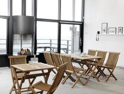 Turin, стол натуральный, тик