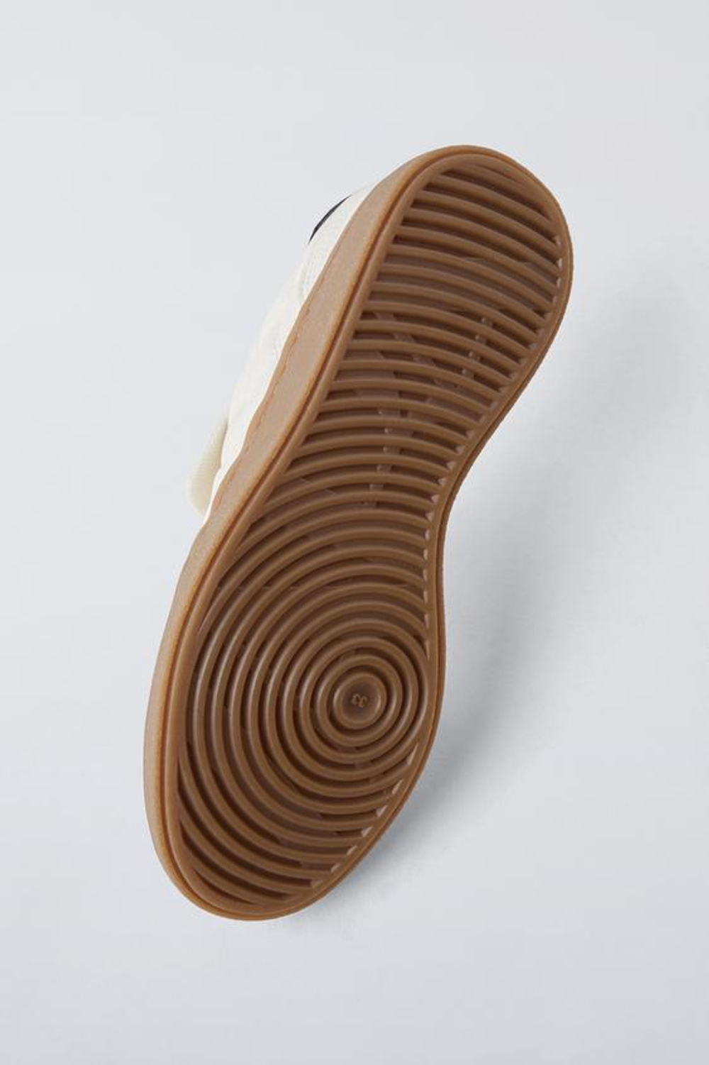 ZARA КРОССОВКИ С ЯЗЫЧКОМ, БЕЛЫЙ