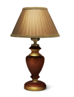 Лампа настольная (№1,плафоны зеленые,фурнитура золото)