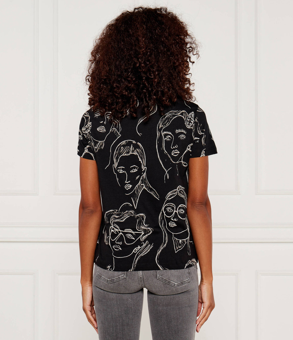 Футболка Desigual - черный(24WWTK54)