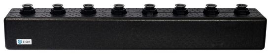 Коллектор Stout 1" на 4 отопительных контура SDG-0016-004004