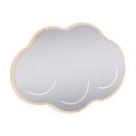 Зеркало 10 Облако (Лиственница/Пескоструйный рисун