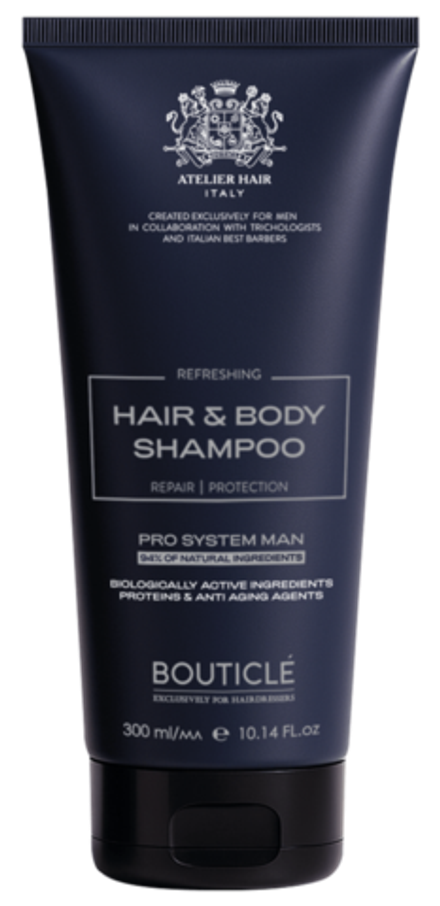 Шампунь Бутикле для волос и тела - Hair And Body Shampoo 300 мл