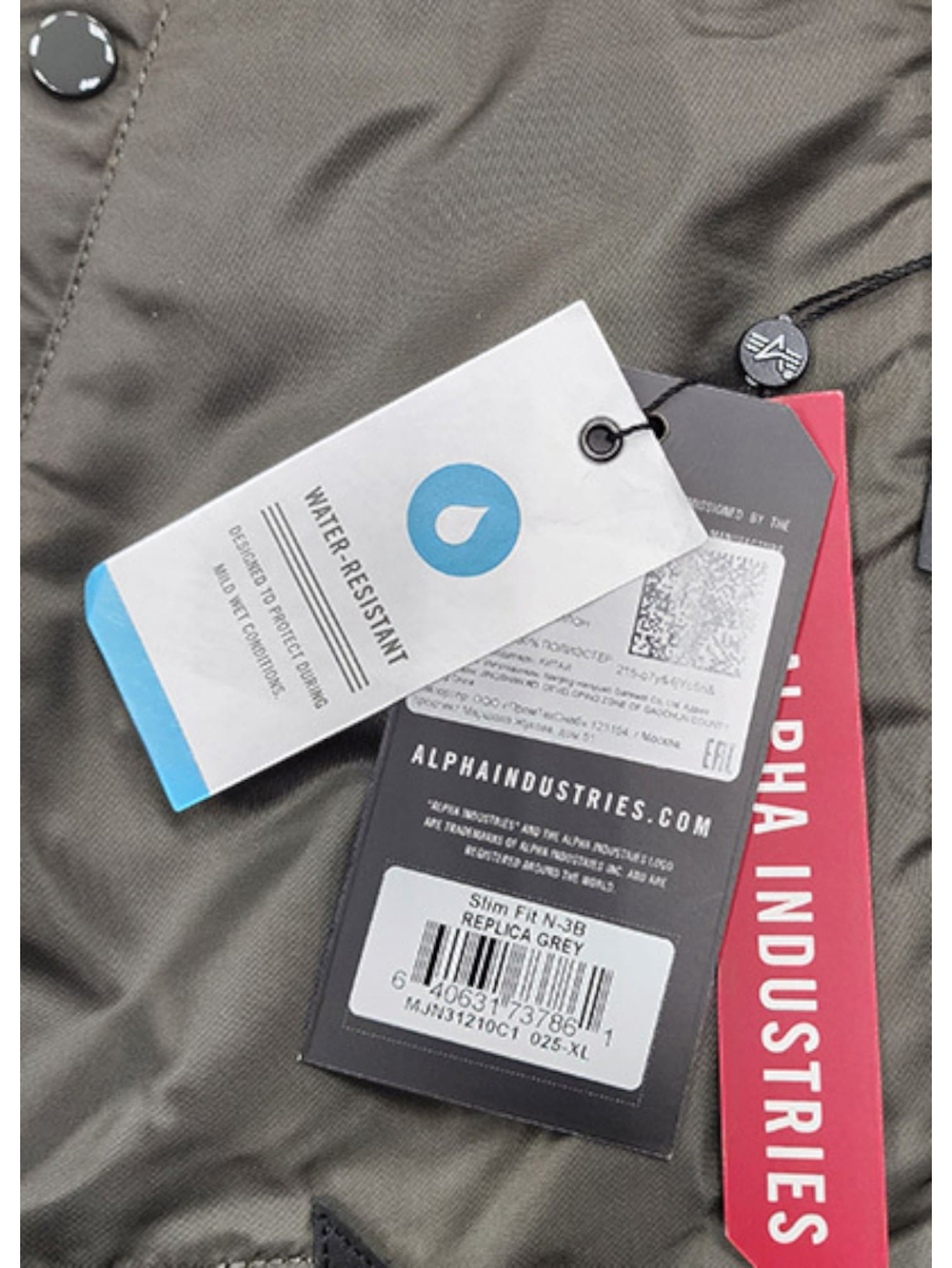 Alpha Slim Fit N-3B (т.серая - r.grey/orange)