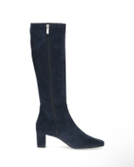 Сапоги высокие кожаные на устойчивом каблуке  Caprice