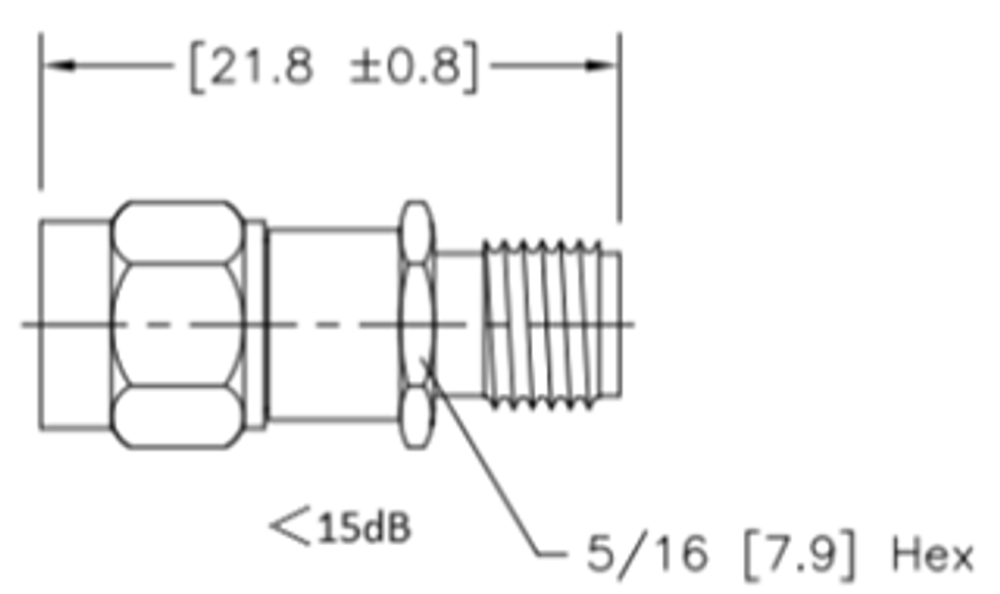 LF-AXX-SMA-18G, SMA Аттенюатор