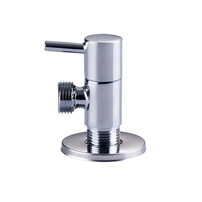 ViEiR шаровой миникран УГЛОВОЙ с отражателем д/смесителей НР 1/2"-3/4", хром (VER40)