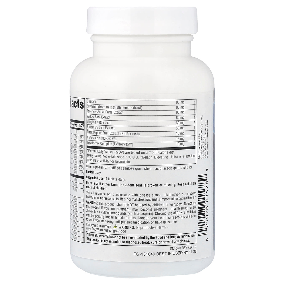 Source Naturals, Inflama-Rest™, 60 таблеток