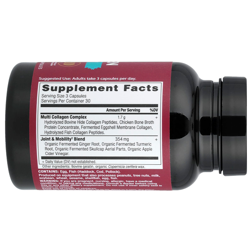 Ancient Nutrition, комплекс коллагенов, для суставов и подвижности, 90 капсул