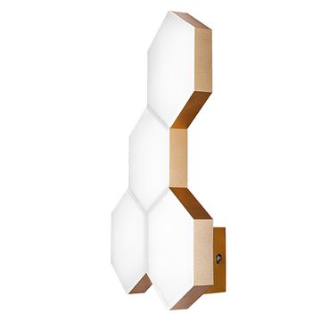 Настенный светодиодный светильник 750643 золото матовое 4000K 20W Favo Lightstar