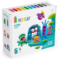 Hey Clay - Инопланетяне пластиковая масса + аксессуары HCL15019 / артикул   HCL15019  / GTIN 5904754607865