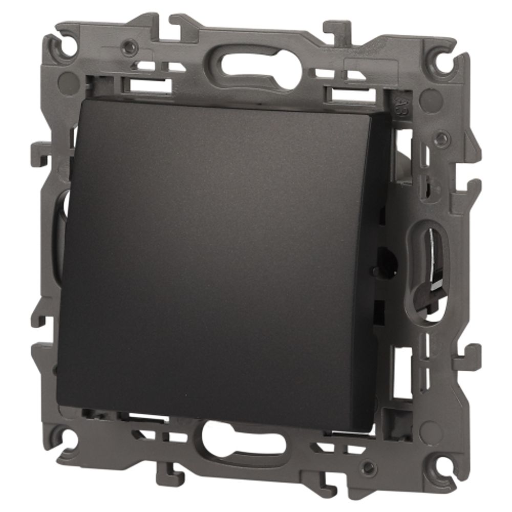 Переключатель ЭРА Elegance 14-1103-05 10АХ-250В IP20 антрацит