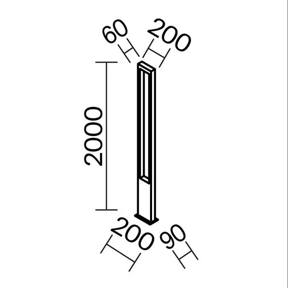 Садово-парковый светильник Бонн / Bonn 3000К 25Вт IP 65 Outdoor o425fl-l25gf