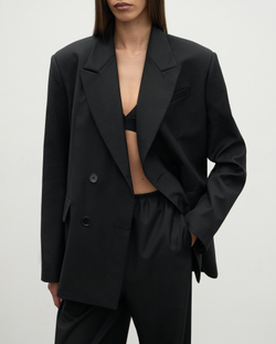 Двубортный жакет из шерсти