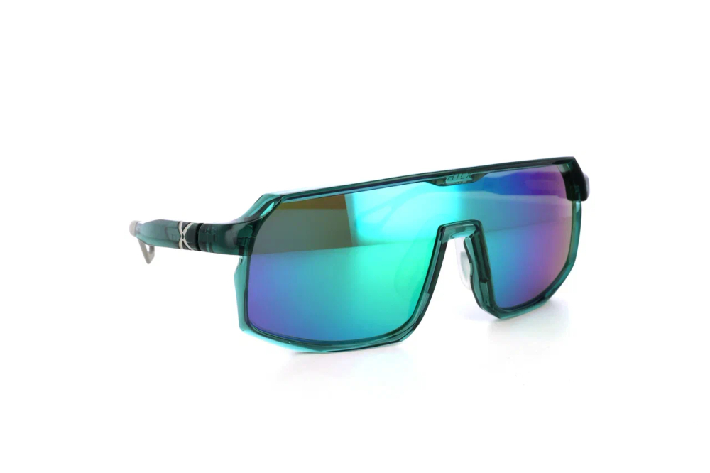 Спортивные очки HILX Inferno Shiny Crystal Green / Photochromic Purple Mirror Lens