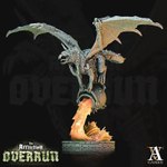 Grand Alliance Chaos Skaven Летающая тварь клана Моулдер миниатюра для dnd, днд, pathfinder, фентези, Настольная игра, НРИ, Варгейм, РПГ
