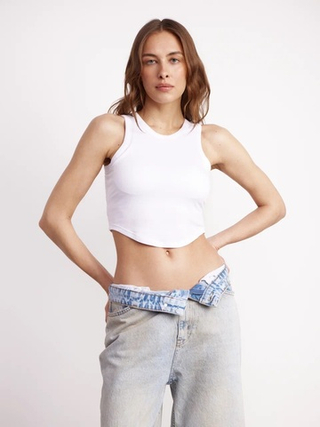 Топ Luna Tank in White