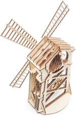 Механический 3D-пазл из дерева Wood Trick Мельница