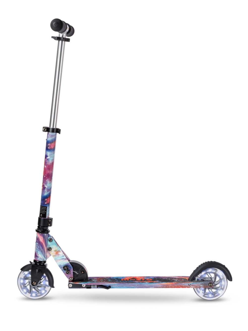 Самокат Micro Sprite Glow (светится в темноте) LED, Art Млечный путь