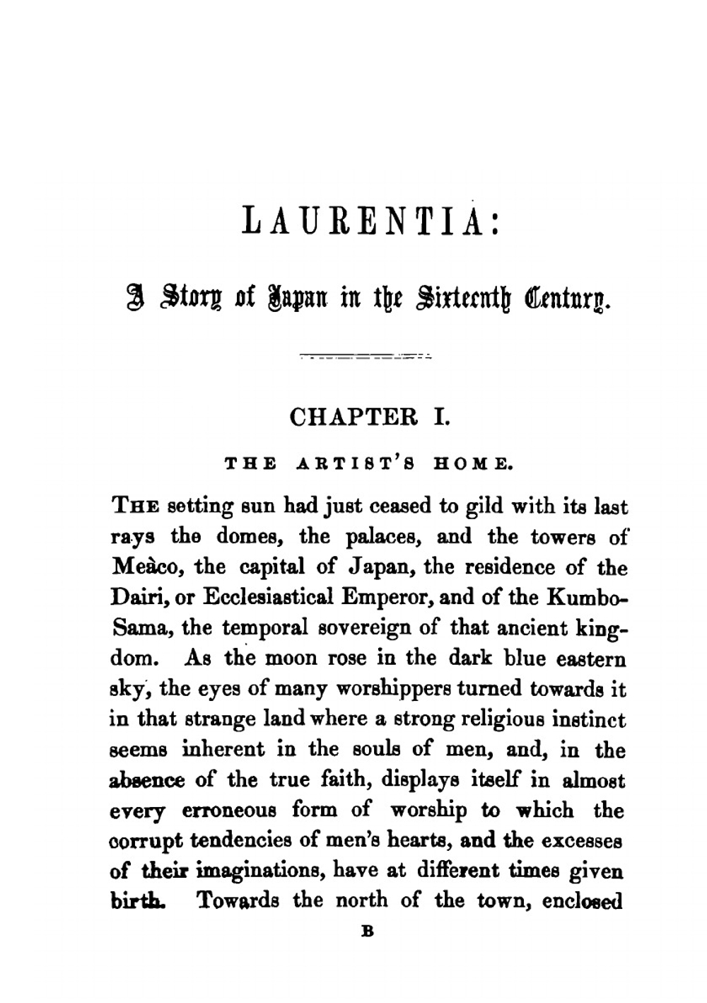 Laurentia: A Tale of Japan | Lady Georgiana Charlotte Leve Fullerton