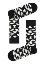 Носки унисекс Hats Sock с цветными шляпками (Размер: 29) (Цвет: черный)