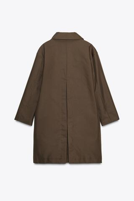 ZARA ВОДОНЕПРОНИЦАЕМЫЙ ПЛАЩ, ХАКИ