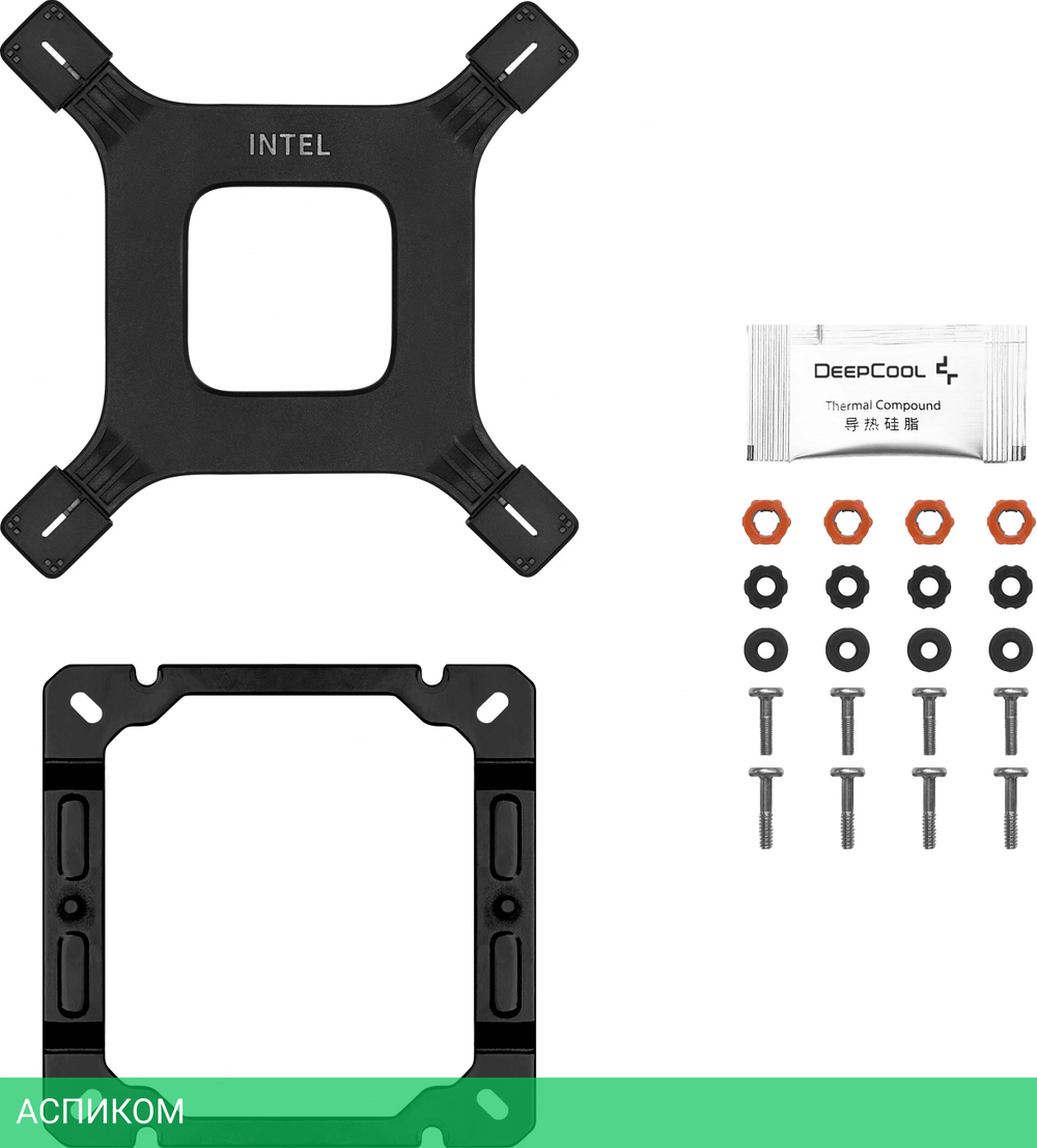 Кулер для процессора DeepCool AG400 BK ARGB (R-AG400-BKANMC-G-2)