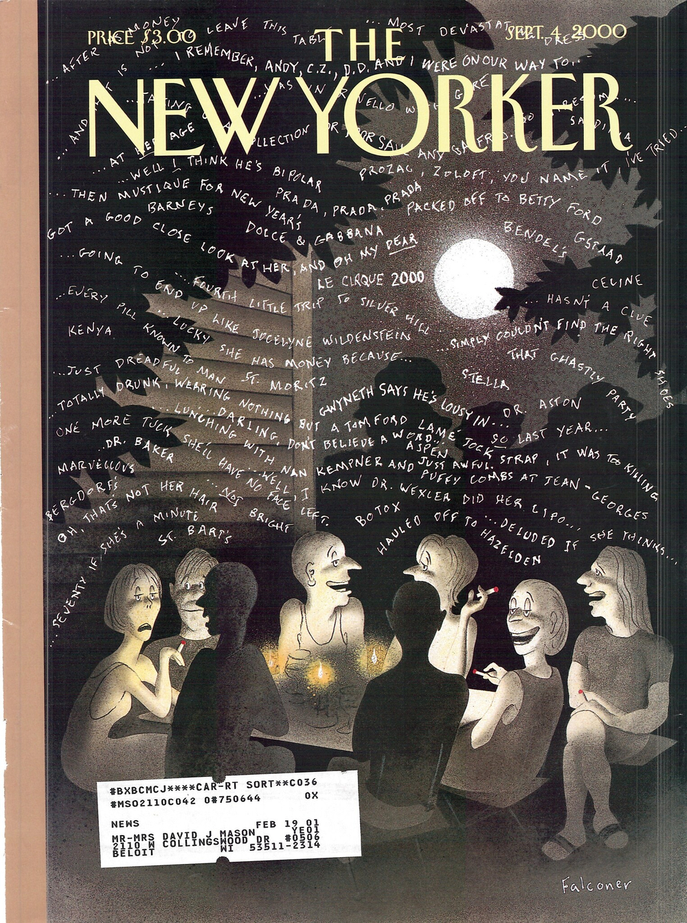 Журнал The New Yorker 04-09-2000, обложка