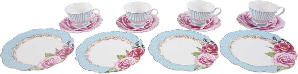 Набор кофейный на 1 персону 3 предмета Hoff Interieur La Rose