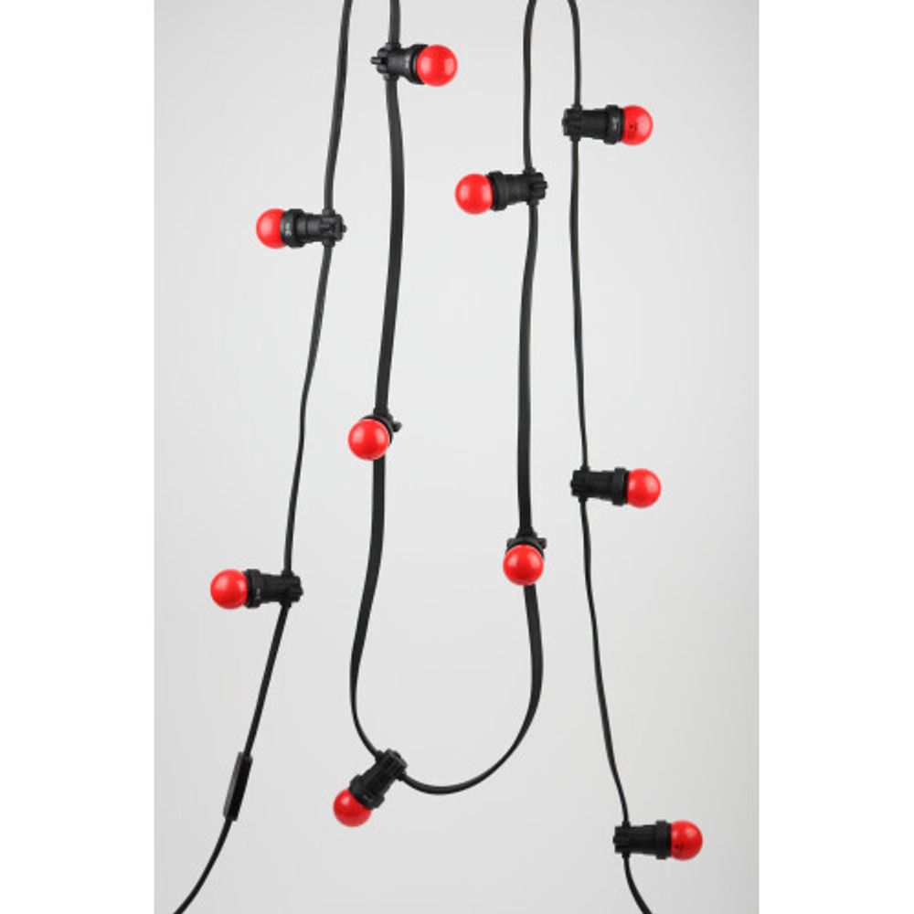 Лампочка светодиодная ЭРА STD ERARL45-E27 E27 / Е27 1Вт шар красный для белт-лайт