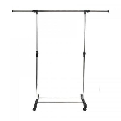 Вешалка напольная на колесах (75-150см)*42см*(92-155см), телескопическая, BZ-JY-010