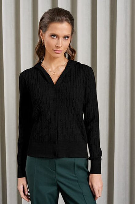 1846 Жакет женский (черный)