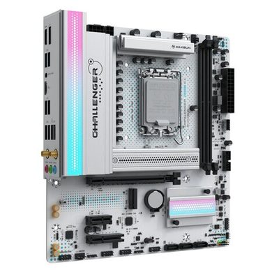 Материнская плата MAXSUN MS-Challenger Z890M WIFI ICE, LGA1851, DDR5, mATX