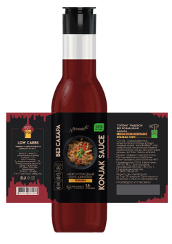 КОНЖАКОВЫЙ СОУС без добавления сахара "Терияки"