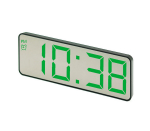 Часы зеркальные VST-898 USB Зеленое свечение